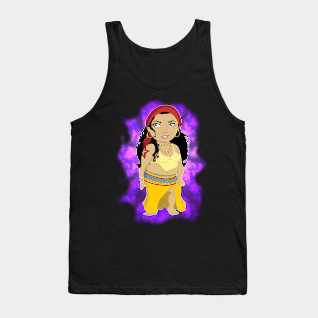 Hippy Girl Tank Top by scoffin